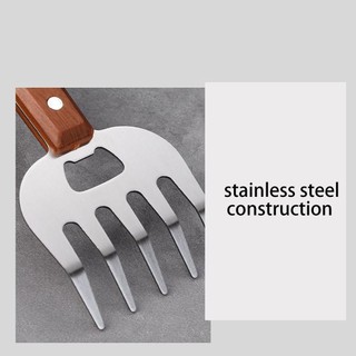 Máy hủy thịt Vuốt Công thái học Dễ dàng băm nhỏ Móng vuốt lợn kéo Nĩa Làm dày Dụng cụ nấu ăn bằng thép không gỉ cho thịt bò enmdavn