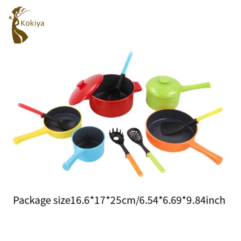 Bộ đồ chơi nấu ăn 10 món cho trẻ em Bộ đồ chơi nhập vai nhà bếp kèm phụ kiện