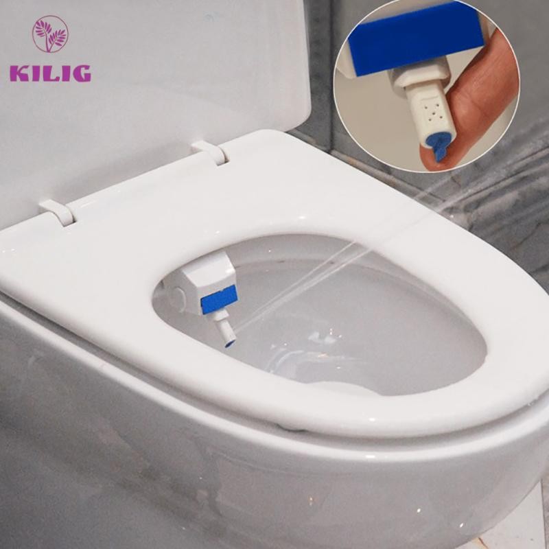 Bộ vòi xịt nước không dùng điện gắn bồn cầu nhà tắm tiện lợi