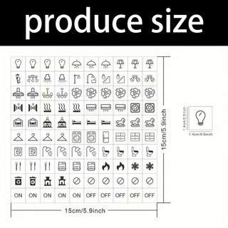 Waterproof Switchs Panel Labels Light Switchs Labels Sticker Home,Office,School