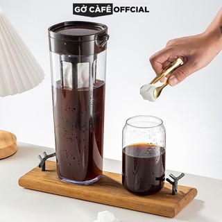 AIMVUKES  Bình pha cafe COLD BREW (cà phê ủ lạnh) nhựa nguyên sinh ABS 1.1L - Gờ cafe