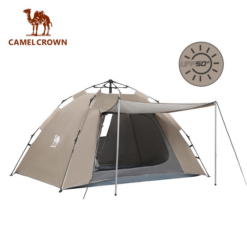 CAMEL CROWN Lều ngoài trời 2~3 người tự động cắm trại lều chống nắng
