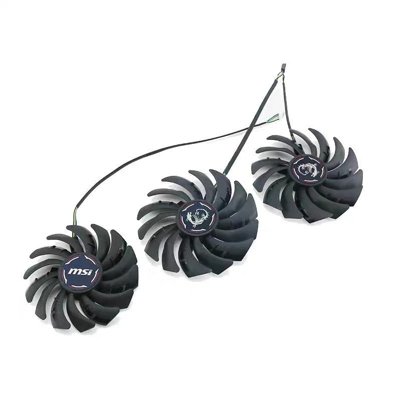 PLD09210S12HH PLD10010S12HH thay thế cho MSI GeForce RTX2080 Ti 2070 Siêu GAMING X TRIO RTX 2080Ti Quạt làm mát thẻ đồ họa