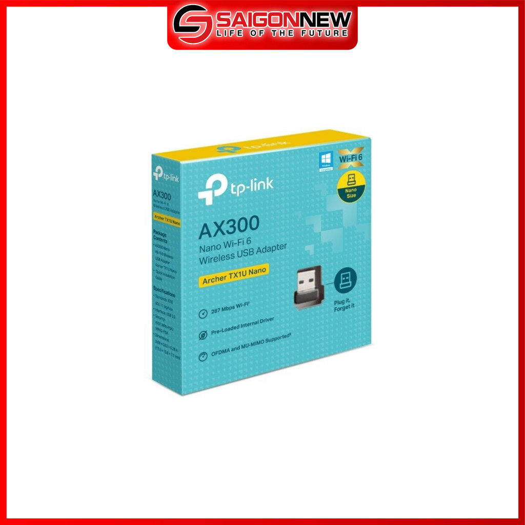 [Có bảo hành] [Chính hãng] AX300 Nano Wi-Fi USB Adapter