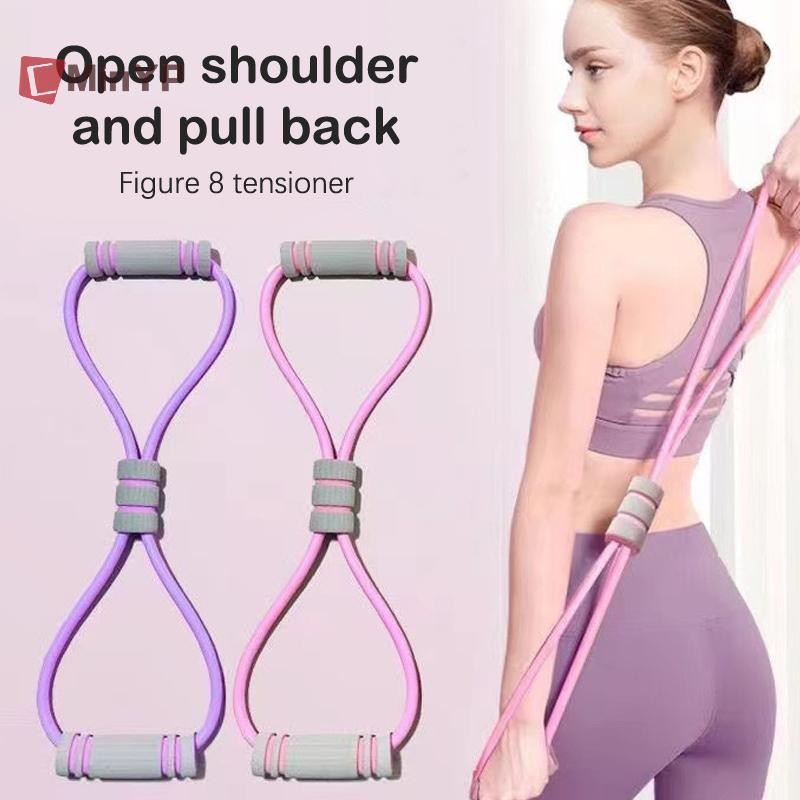 Dây Kháng Lực Số 8 Hỗ Trợ Tập Yoga / Mở Rộng Ngực / Lưng / Lưng Hình Số 8 Thời Trang Cho Nữ