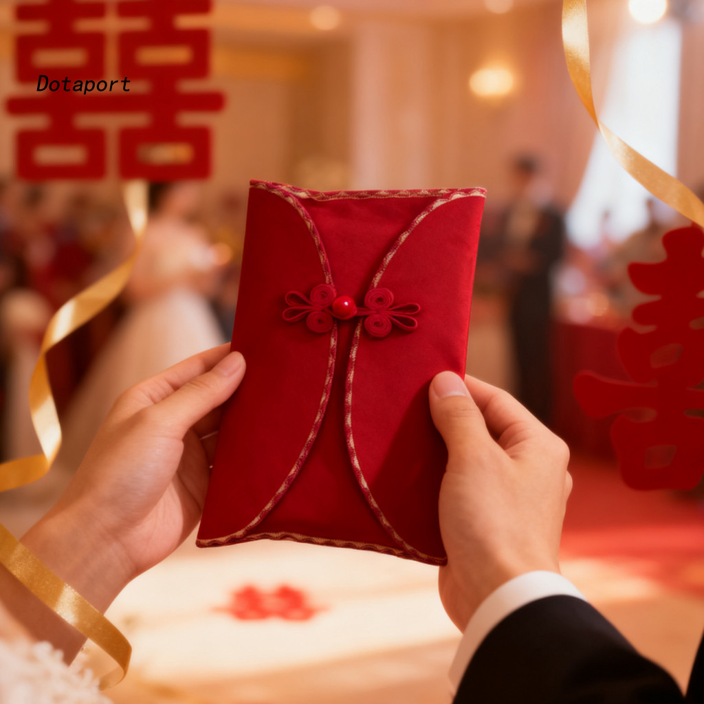 Phong Bì Cho Đám Cưới Sang Trọng Cưới Tiền Mặt Phong Bì Phong Bì Cưới Truyền Thống Trung Quốc Cho Cặp Đôi Mới Cưới Tiền May Mắn Hồng Bảo Cho Cô Dâu Và Chú Chổi Hoàn Hảo Cho Đông Nam