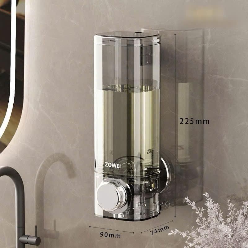 Hộp Đựng Nước Rửa Tay dán tường trong suốt phong cách châu âu sang trọng>FREESHIP<Dụng cụ đựng nước rửa tay