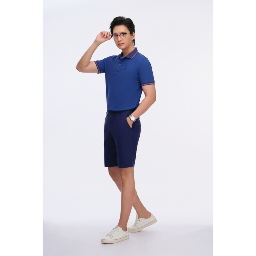 Quần Short Khaki VIETTIEN SMART CASUAL vải Cotton phom REGULAR FIT VT00000444