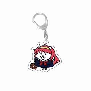Diy Custom Battle Cats Acrylic Keychain Keyring Anime Game Peripherals Creative Backpack Pendant Jewelry Friend's Holida