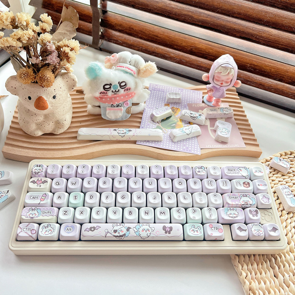 Sóc Bay Momonga Keycaps 130 Phím Cherry / MOA / DMA / MDA Profile PBT ...