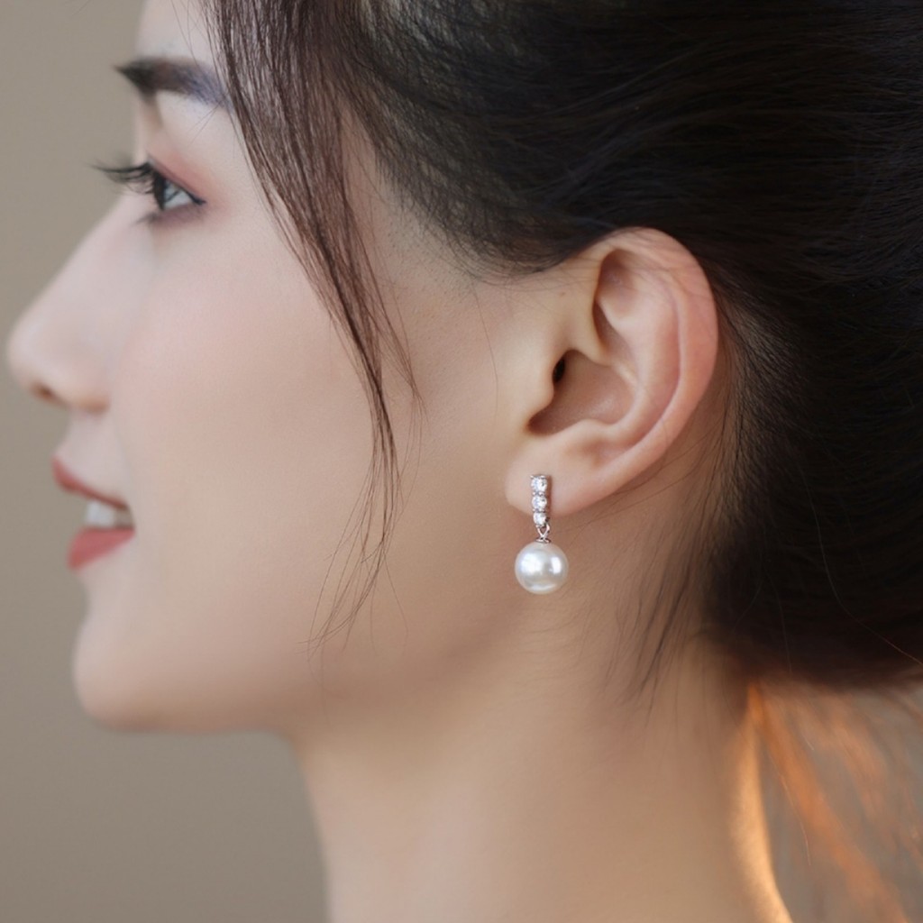 Bông tai ngọc trai nữ đa năng sang trọng nhẹ nhàng