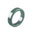 Vòng nước xanh loại đá A Jadeite tự nhiên - Dây rộng được đánh bóng mịn - Chứng nhận thủ công Unisex (Đường kính trong 15-21mm)