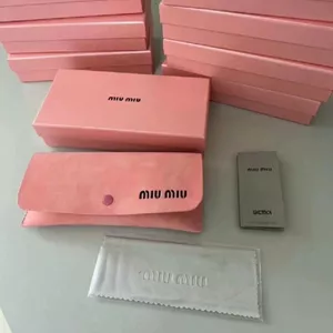 Hộp Di Động Học Sinh Nam Nữ Nén Cao Cấp Lưu Trữ Đơn Giản Kính Mát Màu Hồng Cận Thị Kính Hộp Bảo Quản 0613
