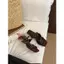 TT Vuông Mũi Mở Mũi Đế Bằng Nêm Gót Giày Sandal Nữ Mùa Hè Chấm Bi Ruy Băng Phù Hợp Với Thoải Mái San