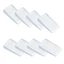 Yoo 8Lots Nút chặn cửa trong suốt Giá đỡ cửa dính tự động Bắt được gắn trên sàn