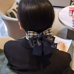 PNPIA- Nghề Y Tá Hàng Không Tiếp Viên Tóc Lưới Nhà Thơ Phụ Kiện Tóc Thanh Lịch Nơ Làm Việc Kẹp Tóc