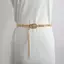 CANAMEK 1 Dây Xích Nữ Dây Xích Kim Loại Dây Xích Đầm Thắt Lưng Dây Kim Loại Có Thể Điều Chỉnh CSF