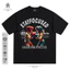 Street boxing Trẻ Em In Hình 100% Cotton Cao Cấp Áo Thun Nữ Tay Ngắn Nam Quá Khổ Rời Đường Phố Nhảy Nam Cặp Đôi Nửa Tay Xu Hướng