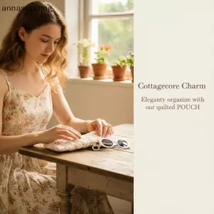 Túi đựng kính Cotton đa chức năng phong cách Hàn Quốc AA Sweet Lipsti Organizer dành cho du lịch Essentials VN
