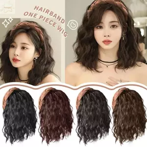 Băng đô xoăn AWNGD, Tóc lượn sóng dài hình chữ U Tổng hợp, nối dài Dây buộc tóc tự nhiên dành cho nữ