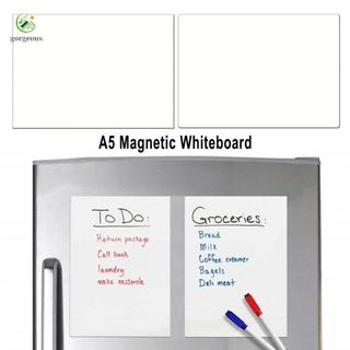 [FUXIN]Magnetic Message Board for Fridge A5 Size Bright Non toxic Ink Easy to Clean