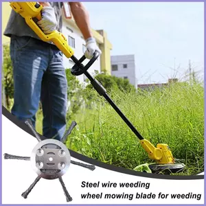 Đầu tông đơ dây thép Thép chịu lực nặng Không thể phá vỡ Phụ kiện cỏ Wacker cho bãi cỏ mueadsyvn