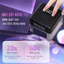 Máy sấy móng tay cảm biến thông minh LED UV công suất cao sạc được hiển thị số để bàn sấy nhanh móng giả gia đình