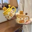 YB2 Sáng Tạo Dễ Thương Bánh Mì Nướng Bánh Mì Cốc Gốm Có Nắp & Thìa Trẻ Em Ăn Sáng Cốc Sữa Gia Đình Cà Phê
