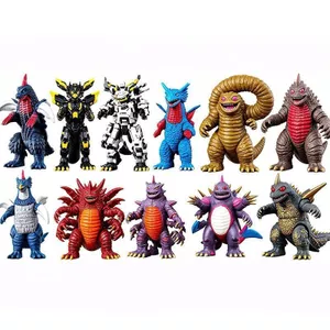 Omega Monster Series Khớp cao su mềm có thể di chuyển được Đồ chơi mô hình trẻ em Quà tặng Chiều cao 10cm
