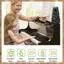 Metronome Điện Tử Kỹ Thuật Số Metronome Đa Năng Metronome Cho Đàn Piano Metronome Cho Đàn Guitar Đàn Violin Trống, Đen
