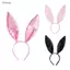 Woke Bunny Tai Đầu Thỏ Tai Satin Tóc Vòng Thỏ Cosplay Đảng