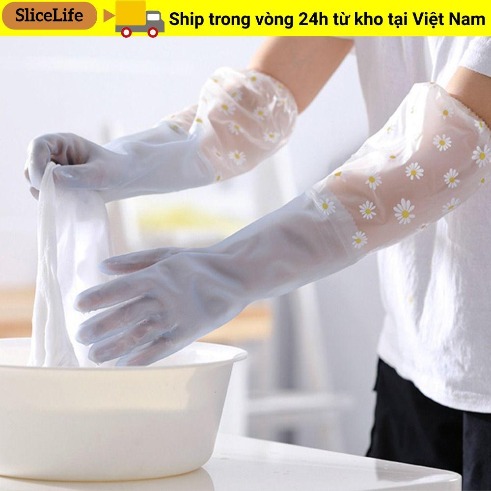 Dụng cụ làm sạch nhà bếp SLICELLIFE Găng tay làm sạch dày bền chống trượt