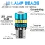 T10 LED 16SMD-3014 Chip Thiết kế tản nhiệt Tuổi thọ trên 50000 giờ