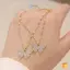 Mặt dây chuyền vàng thời trang Hàn Quốc Bướm Nelace dành cho nữ ne dây chuyền Trang sức bằng thép không gỉ Nữ mới