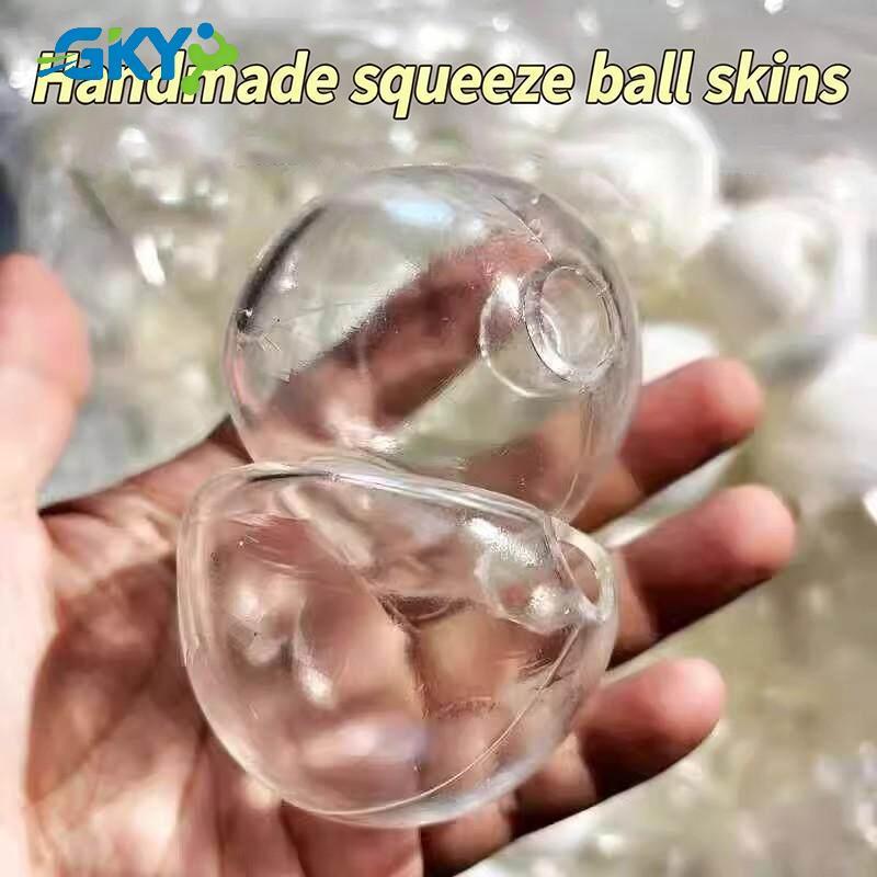 GKY 1 2 Chiếc DIY Ball Shell Da Rỗng Đồ Chơi Handmade Cho Tùy Chỉnh Đàn Áp Giảm Căng Thẳng Bóng Mềm Rebound Cover Home Party Sử Dụng GKY