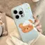 Gấu nâu Wave Point Ứng dụng iPhone17p16 trường hợp điện thoại 1514 mềm trường hợp 1312 11x