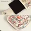 # HB # Retro Hoa Tranh Sơn Dầu Hộp Đựng Thẻ Nữ Thẻ ID Lái Xe Túi Tổ Chức.