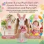 Búp bê sang trọng chú thỏ Phục sinh có mặt dây chuyền hoa - Quà tặng tiệc trang trí ngày lễ