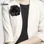 KUZHEN Mới Handmade Vải Camellia Hoa Thổ Cẩm Pin Khăn Bule Corsage Laple Chân Huy Hiệu Trâm Cài Cho Nữ Trang Sức Phụ Kiện HOT