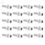 AWNGD 20 chiếc Vít điều chỉnh cáp phanh, Bộ điều chỉnh cáp phanh M6 nhẹ bằng kim loại mạ kẽm, bền với đai ốc Bạc M6 Chủ đề Hệ thống phanh điều chỉnh cáp xe đạp Phục vụ