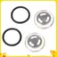 2 Chiếc Xe Máy Sửa Đổi Phần 18MM Gương Dầu Chân Trời Ly Hợp Phanh Trên Bơm