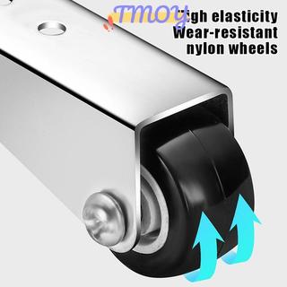 TMOY Nội thất im lặng Con lăn cửa hướng gắn bên Hỗ trợ bánh xe di chuyển với vít Ròng rọc thép không gỉ đa chức năng TMOY