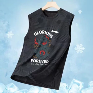 Li Ning mùa hè tối giản nhẹ thể thao lưới vest 2026 mới dành cho nam và nữ đi xe đạp thể dục ngoài trời đào tạo đa năng không tay áo