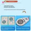 MJnmc Đồ chơi học tập tương tác Giáo dục STEM DIY Gỗ Ảo ảnh quang học Spinner Bộ khoa học mới