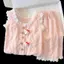 Bé gái (90-160) Bộ đồ ngủ Cotton mùa hè Quần short thông thường + Áo Vest không tay ngọt ngào hoạt hình