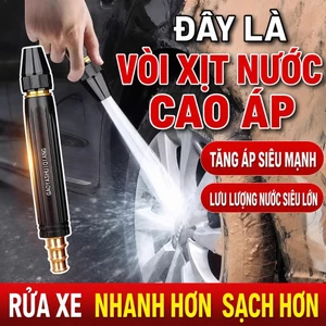 Vòi Phun Nước Áp Lực Cao Đa Năng Rửa Xe Tưới Cây 3 Chế Độ Phun ✨Luyoo25.vn✨