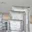 HL 10 Cái / túi Túi Túi Đựng Thực Phẩm Lá Nhôm Dung Tích Lớn Chống Rò Rỉ Tủ Đông An Toàn Nhà Bếp Túi Tươi Giữ Tươi Có Thể Tái Sử Dụng Zip Lo Túi LMWU