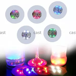 CAST 5 Miếng Dán Kính LED Phát Sáng Đồ Dùng Cưới Nóng Trang Trí Tiệc Lễ Hội