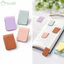 Kẹp tiền từ tính YUUKII, Dấu trang từ tính tự làm bằng da, Hình chữ nhật thanh lịch Sách theo dõi đọc sách
