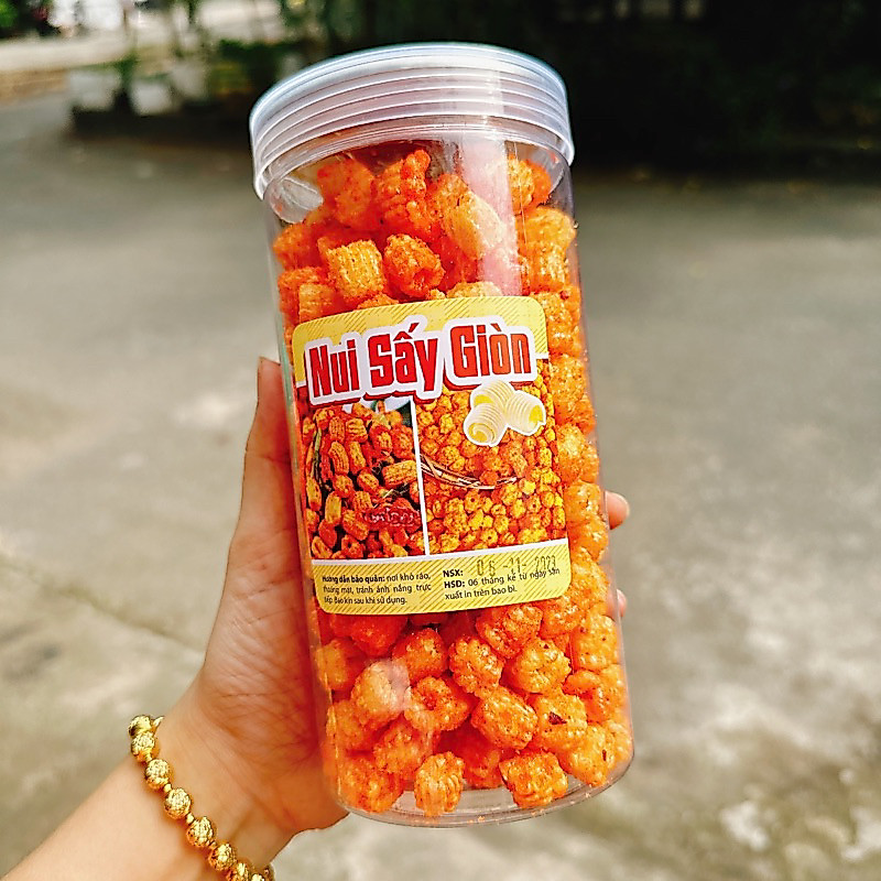 Nui Sen Sấy Bơ Cay Phô Mai - Hộp pet 300gr